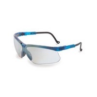 Honeywell S3244 Uvex By Sperian Genesis Safety Glasses With Vapor Blue Frame And SCT-Reflect 50 Polycarbonate Ultra-dura Anti-Sc